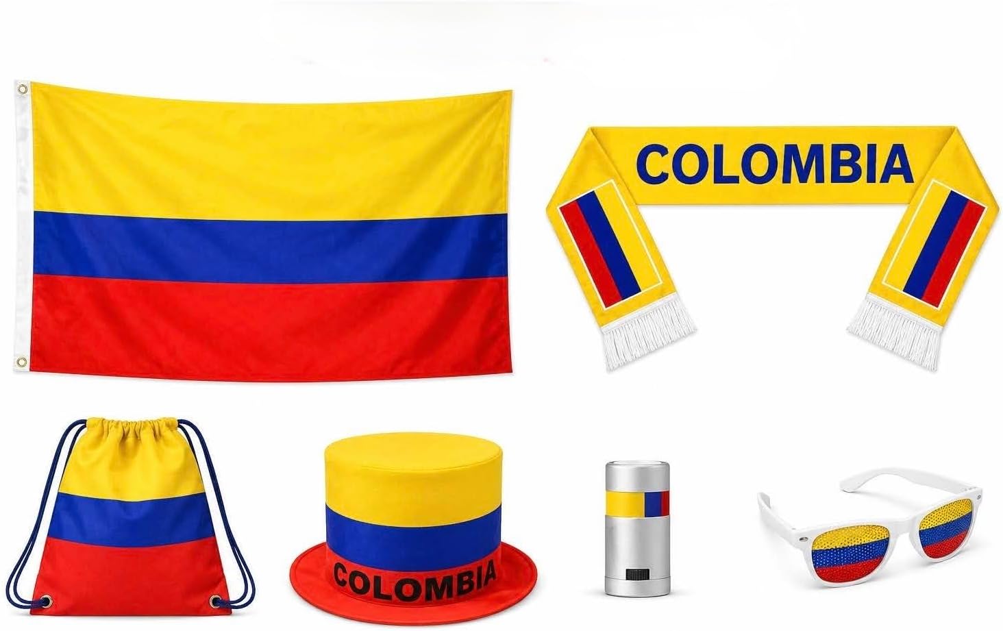 Colombia Fifa World Cup Soccer Fan Kit