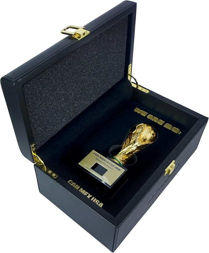 Trophy Replica with DIY Champion Flag – Luxury Wood