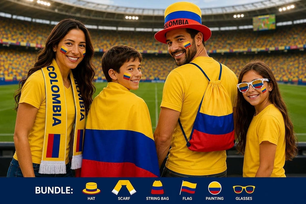 Colombia Fifa World Cup Soccer Fan Kit