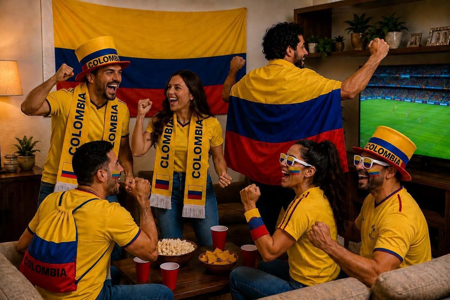Colombia Fifa World Cup Soccer Fan Kit