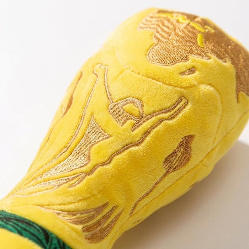 World Cup Trophy Plush Toy, 25cm Soft Stuffed Soccer Trophy Doll